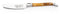 Laguiole Style de Vie Botermessen Luxury Line - 4-delig - Olijfhout
