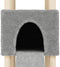 vidaXL - Kattenmeubel - met - sisal - krabpalen - 153 - cm - crèmekleurig