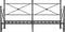 vidaXL - Slaapbank - met - onderschuifbed - zonder - matras - 75x190cm - staal - zwart