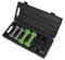 Schildkröt Fitness Dumbbells - Dumbbell Set met 6 Dumbbells - Gietijzer - Groen/Zwart/Antraciet