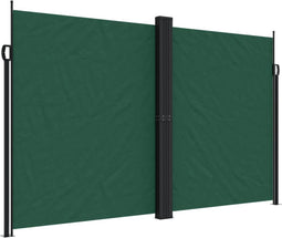 vidaXL - Windscherm - uittrekbaar - 200x600 - cm - donkergroen