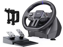 PXN - V900 Gen 2 - Race Stuur - Met Pedalen & Flippers - 270 / 900° - Game Stuur - Geschikt voor PS4 - PC - PS3 - Switch - Xbox X/S Series