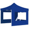 vidaXL - Partytent - inklapbaar - met - wanden - 3x3 - m - aluminium - blauw