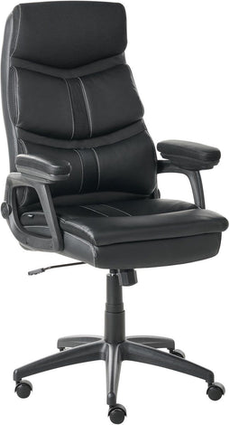 Directeursstoel Draaibaar RULER Kunstleer Zwart