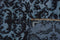 Damask AL-2E HB-93-HB-7 Vloerkleed - 250x350 - Rechthoek - Laagpolig,Vintage Tapijt - Klassiek - Blauw, Zwart