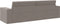vidaXL - Vloersofa - Bed - 2-in-1 - Taupe - 245x150x60.5 - cm - Bekleding