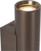 Lucide DUPLA - Wandspot - 2xGU10 - Dimbaar - Roest bruin (2 stuks)