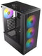 Antec AX27 RGB Elite - Midi Tower PC - ATX ITX micro ATX - Blauw Groen Rood