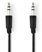Nedis CAGP22005BK20 - 3,5 mm male naar 3,5 mm male stereo-audiokabel - 2,00 m - Zwart