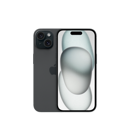 Apple iPhone 15 - Zwart - 128 GB - Fysieke simkaart + eSIM