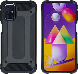iMoshion Hoesje Geschikt voor Samsung Galaxy M31s Hoesje - iMoshion Rugged Xtreme Backcover - Zwart
