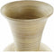 Vaas DKD Home Decor Natuurlijk Zilverkleurig Gouden Parelmoer Tropisch 25 x 25 x 53 cm Blad van een plant