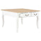 vidaXL - Salontafel - 80x80x50 - cm - hout - wit
