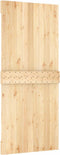 vidaXL - Schuifdeur - met - beslag - 90x210 - cm - massief - grenenhout