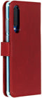 Selencia Huawei P30 - Echt Lederen Bookcase - 3 Pashouders - Rood