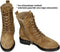 Gabor 72.745.34 - Veterboots - Suède - Cognac - Maat 38