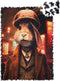 UNIDRAGON Houten Puzzel Voor Volwassenen Pop Art - Thomas Konijn - 250 stukjes - 32x23 cm