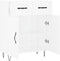 vidaXL - Dressoir - 69,5x34x90 - cm - bewerkt - hout - wit
