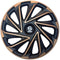 Sparco Wieldoppen Varese 14 inch Goud Zwart - 4 stuks