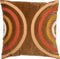 Dutch Decor RODY - Sierkussen velvet - 45x45 cm - Tobacco Brown - bruin - retro dessin - Inclusief binnenkussen