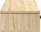 vidaXL - Wandschap - met - lades - 100x37,5x19 - cm - bewerkt - hout - sonoma - eiken