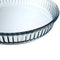 Borcam Ronde taartvormen|ronde ovenschaal glas transparant 26 x 3 cm