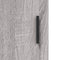 vidaXL - Hoge - kast - 69,5x31x115 - cm - bewerkt - hout - grijs - sonoma - eikenkleurig