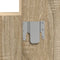 vidaXL - Wandkaptafel - Sonoma - Eiken - 60x40x70 - cm