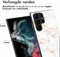 iMoshion Hoesje Geschikt voor Samsung Galaxy S23 Ultra Hoesje Siliconen - iMoshion Design hoesje - Wit / White Marble