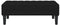 vidaXL - Zwarte - Bank - 113x57x39 - cm - Stof