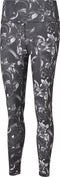 PUMA Train UNTMD AOP HW 7/8 Tight Sportlegging Dames - Maat XS - Zwart/Grijs
