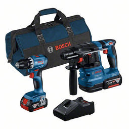 Bosch Professional Accu Combiset GSR 18V-45 + GBH 18V-22 - Accuschroefboormachine en Hamerboor - 18V Lithium-ion