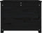 vidaXL - Opbergbox - zwart - 60x32x45,5 - cm - massief - grenenhout
