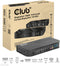Club 3D CSV-7210 - KVM Switch - Dual DisplayPort 4K 60Hz - Zwart