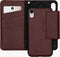 Selencia Hoesje Geschikt voor iPhone Xr Hoesje Met Pasjeshouder - Selencia Llyr 2-in-1 Uitneembare Slang Bookcase - Donkerrood