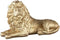 PTMD Jefta Liggende Leeuw Beeld - 40 x 17 x 22 cm - Polyresin - Goud