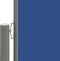 vidaXL - Windscherm - uittrekbaar - 117x600 - cm - blauw