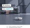 EZVIZ RE4 Plus - Robotstofzuiger met Dweilfunctie, 4000Pa Zuigkracht, Automatisch Leegstation, Navigatie & Obstakelvermijding - Compatibel met Google Assistant & Alexa - Zwart