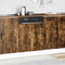 vidaXL - Vaatwaspaneel - Kalmar - 60x1,5x67 - cm - bewerkt - hout - gerookt - eiken