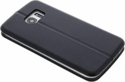Hoesje Geschikt voor Samsung Galaxy S7 Hoesje Met Pasjeshouder - Slim Folio Bookcase - Zwart