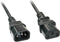 Lindy 30333 - Stroom Verlengkabel Deluxe - 5.00 m - Zwart