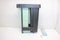 Brabantia Sort & Go Inbouw Prullenbak - 2 x 30 liter - Uittrekbaar - Jade Green en Dark Grey (2 stuks)