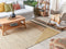 SAMLAR - Jute vloerkleed - Mosterdgeel - 160 x 230 cm - Jute