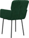 vidaXL - Eetkamerstoelen - 2 - st - fluweel - donkergroen