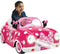 Huffy Minnie Mouse - Ride-on Auto 7,2V - Werkende koplampen en openende deuren - Roze
