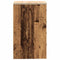 vidaXL - Garagekast - 40x51x85 - cm - massief - grenenhout - oud - hout