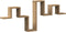 vidaXL - Wandplank - Artisan - Eiken - 104,5x10x43 - cm - Hout - samengesteld