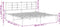 vidaXL - Bedframe - met - hoofdbord - metaal - zwart - 200x200 - cm