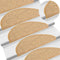 vidaXL - Trapmatten - zelfklevend - 15 - st - 65x21x4 - cm - zilverkleurig