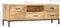 vidaXL - Tv-meubel - 130x30x45 - cm - massief - mangohout